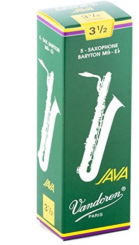Vandoren SR3435 Java baryton trzcinki saksofonu (grubość 3,5) (5 szt.) SR3435