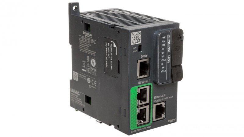 Schneider Electric Sterownik programowany 21I/O 24V DC 2xEnthernet M251 TM251MESE TM251MESE