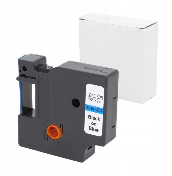 Dymo Taśma zamiennik D1 45016 12mm nieb./czarny