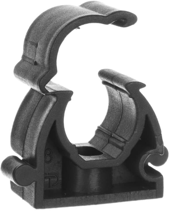 TT Plast Uchwyt zamknięty do rur 13mm szary UZ 13 SZ 10188 100szt.