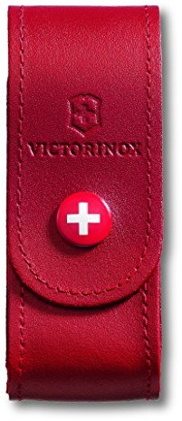 Victorinox akcesoria do paska kieszeń pokrowiec ochronny Skórzana kabura Czerwony in Blister, 4.0520.1b1 4.0520.1B1