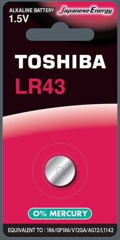 Toshiba Bateria LR43 1szt LR43 BP-1C