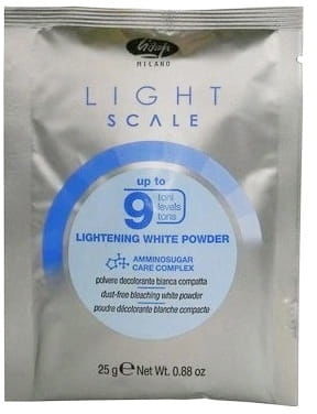 Lisap milano Lisap Light Scale Up rozjaśniacz proszek 9 tonów 25g LIGHT-SCALE-UP-25