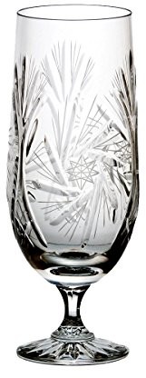 Crystaljulia 1040 szklanka na piwo szkło ołowiowe kryształowe, 6 sztuki, 500 ML 1040