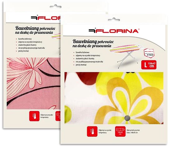 Fl1 POKROWIEC NA DESKĘ BAWEŁNIANY 150X47CM P&amp;P 80P-POK-D/B2