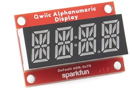 SparkFun SparkFun Alphanumeric Display - wyświetlacz alfanumeryczny - czerwony - Qwiic - SparkFun COM-16916 SPF-21136