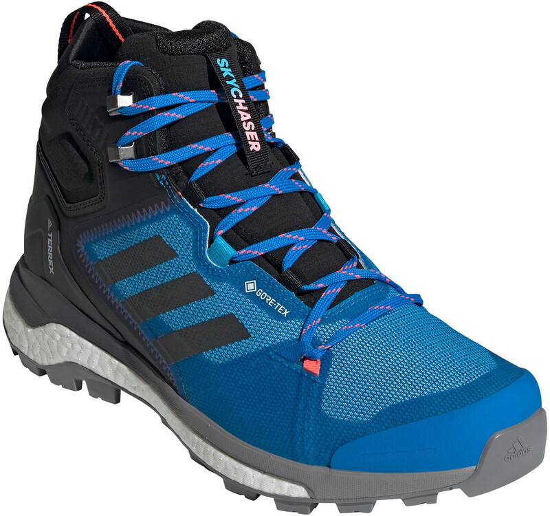 Adidas TERREX TERREX Skychaser 2 Mid Gore-Tex Hiking Shoes Men, niebieski/czarny UK 11,5 | EU 46 2/3 2022 Trapery turystyczne GZ0318-AED3-11,5