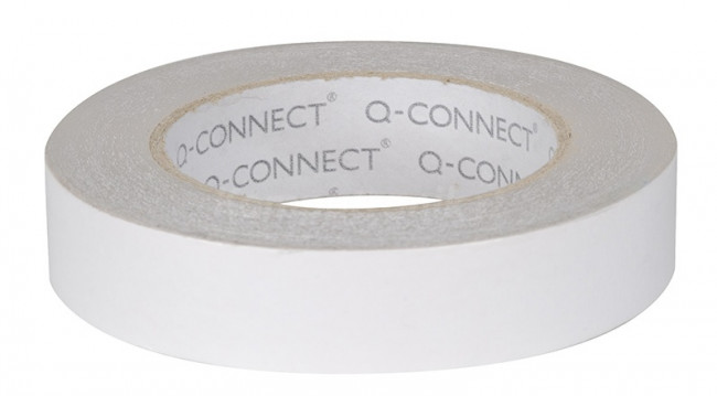 Q-CONNECT Taśma dwustronna 12mm 5m biała