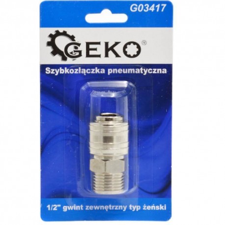 GEKO Szybkozłączka pneumatyczna typ żeński GZ 1/2" 3297 G03417