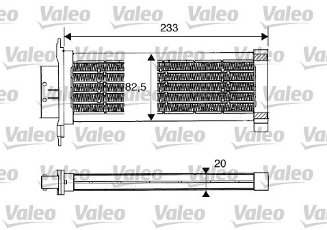 VALEO Dodatkowa nagrzewnica do ogrzewania postojowego VALEO 812235
