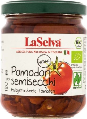 LaSelva Pomidory podsuszane w oliwie z oliwek BIO 180 g