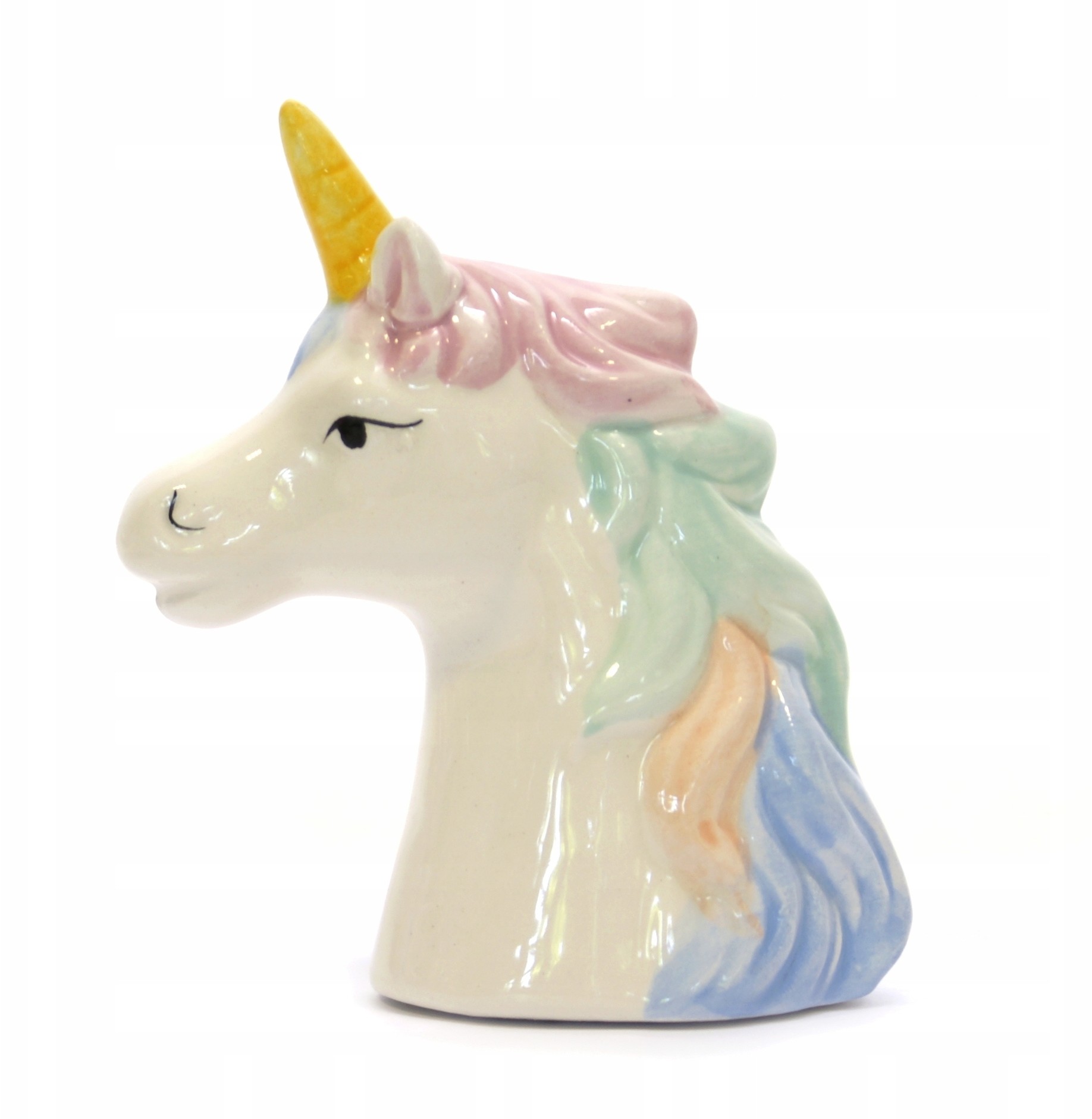 Figurka Jednorożec ceramiczna Ozdobna Unicorn