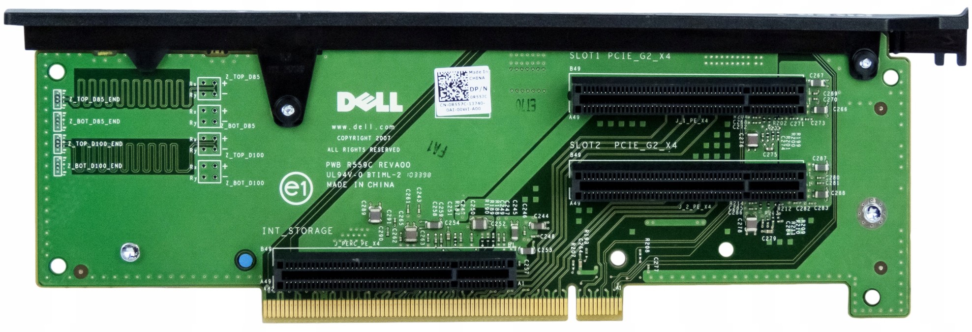 Dell 0R557C Riser Card Pci-express Poweredge R710