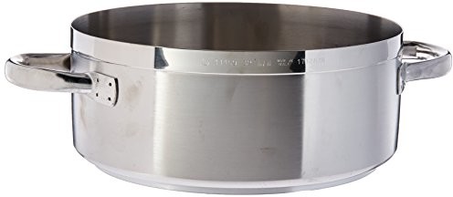 Paderno paderno 11109  32 Deep garnków, 2 uchwyty 32 cm ze stali nierdzewnej 11109-32