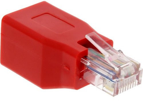 InLine Crossover Adapter, gniazdo RJ45/wtyczka, krótkie 69994K