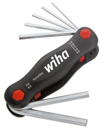Wiha Zestaw kluczy imbusowych 7 szt PocketStar SB 351 PK7 wewnętrzny sześciokąt 23037 PocketStar SB 351 PK7