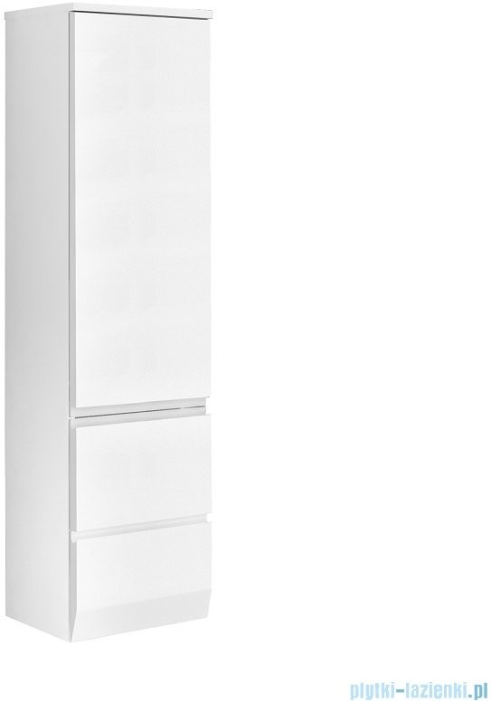 Oristo Brylant szafka boczna wysoka prawa 142x35x34cm biały połysk OR36-SB1D2S-35-1-P |