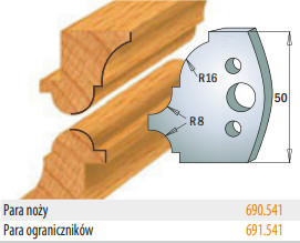 CMT Noże 690.541 HSS 50x4mm 14468