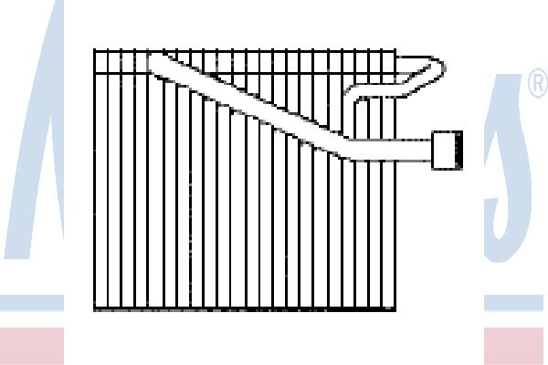 NISSENS Parownik, klimatyzacja NISSENS 92211