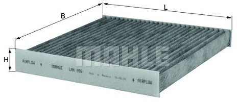 Knecht Filtr, wentylacja przestrzeni pasażerskiej LAK 859