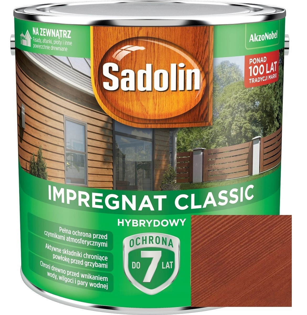 Sadolin Impregnat Classic Hybrydowy Mahoń 9L