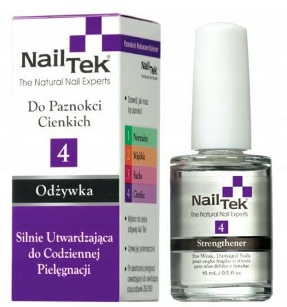 Nail Tek Odżywka do paznokci silnie utwardzająca do codziennej pielęgnacji NailTek Xtra Nr 4