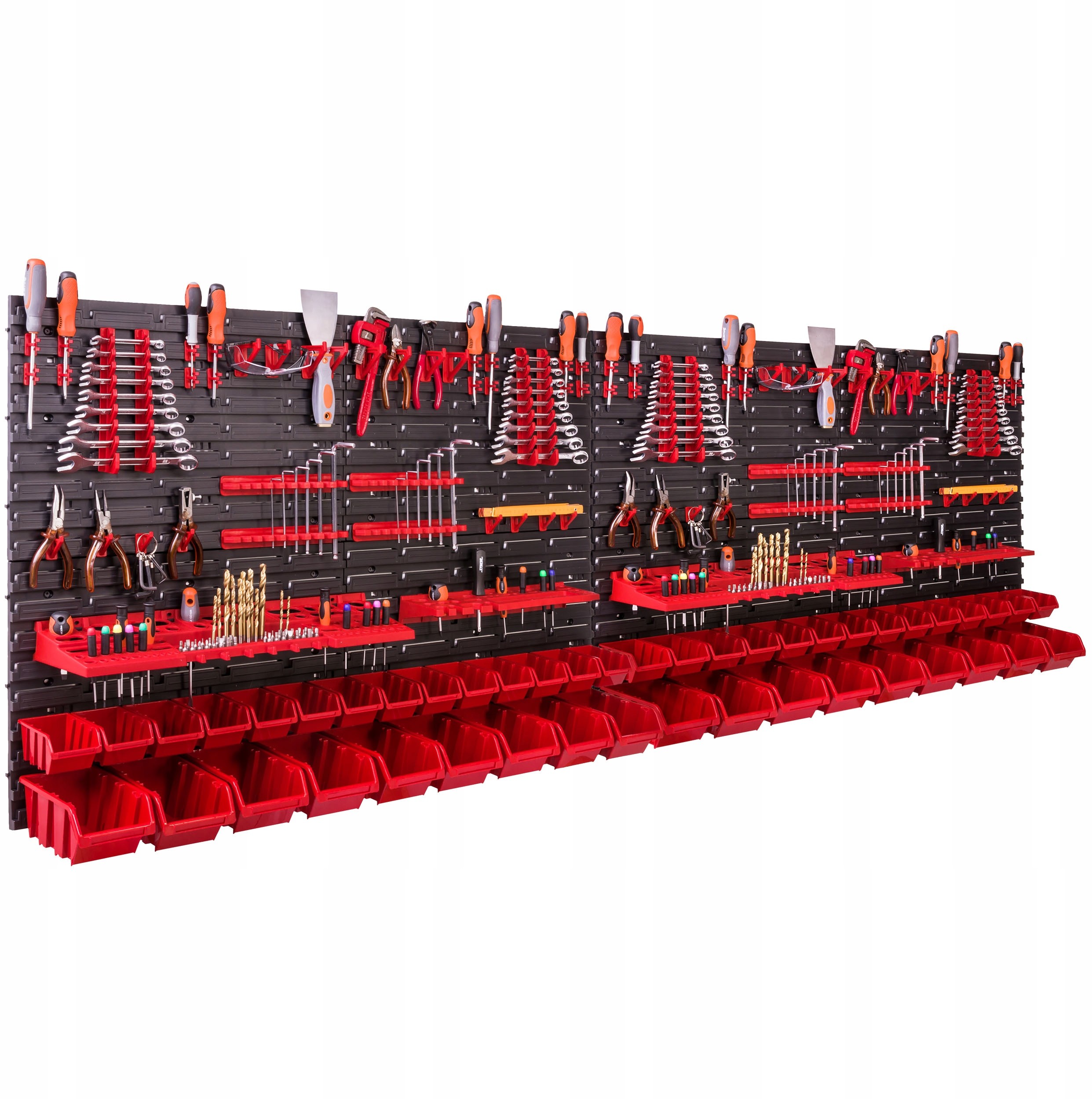 Tablica haczyki uchwyty 230x78 cm ścianka