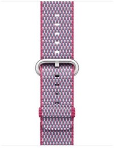Apple Apple 38mm Berry Check Woven Nylon (MQVD2ZM/A)