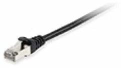 Equip 606102 Cat.6A S/FTP Patch Cable, Black, 0.5m