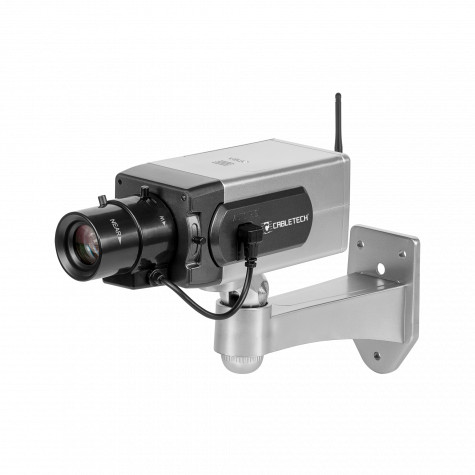 Cabletech Atrapa kamery tubowej z sensorem ruchu i LED DK-13 Cabletech LEC-URZ0994