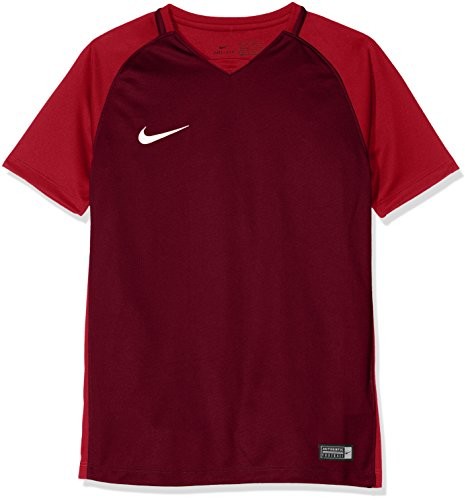 Nike dla dzieci Trophy III Jersey Youth Shorts leeve trykot, czerwony, s 881484-677