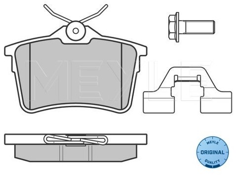 Wulf Gaertner Autoparts Zestaw klocków hamulcowych, hamulce tarczowe Wulf Gaertner Autoparts 025 247 6516/W