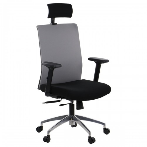 Stema ZN Fotel biurowy obrotowy RIVERTON - zagłówek, oparcie tkaninowe, podstawa aluminiowa, różne kolory RIVERTON F/H/AL
