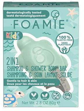 Foamie Prysznic dla dziecimydło do ciała i włosów Mango & Coconut 2 in 1 Shampo & Shower Body Bar) 80 g