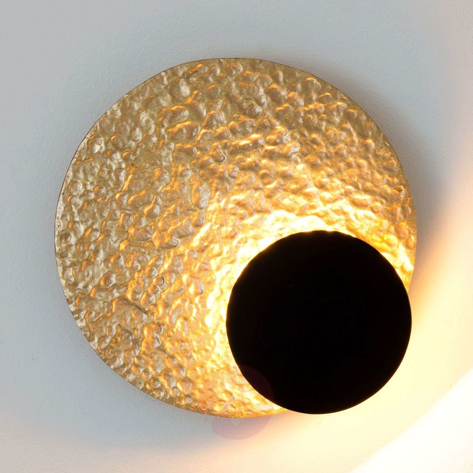 J. Holländer LED-Wandleuchte Infinity in Gold, 26 cm