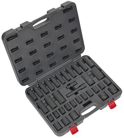 Sealey sealey ak5634 m 34pc Impact Socket Set 1/Drive metryczny 5.08 cm SQ AK5634M