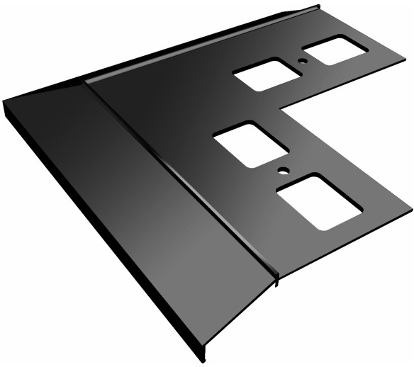 Renoplast Narożnik zewnętrzny 100/90 grafitowy