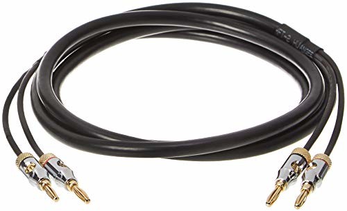 AmazonBasics 16AWG Speaker Cable w/ Gold Plated Banana Tips (5207 TRUCK FEU LD)