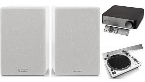 NAD AMP1 + L-3808 W + DENON SC-N10 białe
