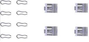 BREMBO Zestaw akcesoriów, klocki hamulcowe A 02 203