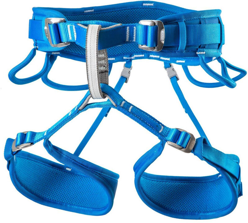 Ocun Twist Quattro Harness, niebieski XS-M 2021 Uprzęże biodrowe 4335-Blue-XS-M