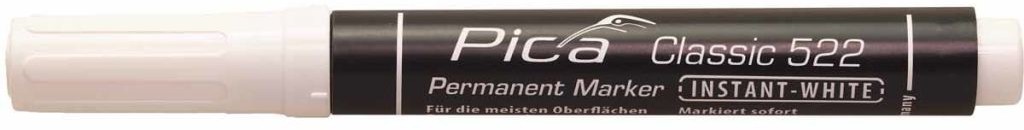 VSA Van Spijk Pica Marker permanentny Classic Instant-White, 1-4 mm, okrągły (PI52252)