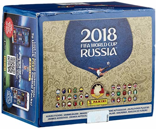 Panini MŚ Russia 2018 - Naklejka - 1 wyświetlacz (100 torebek) wydanie niemieckie 003497B16D