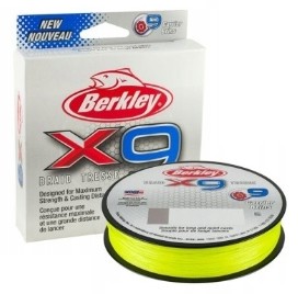 Berkley Plecionka X9 Braid Fluo Green 0.20mm 150m