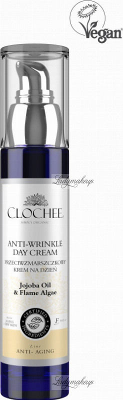 Clochee Anti-Wrinkle Day Cream - Przeciwzmarszczkowy krem na dzień - 50 ml