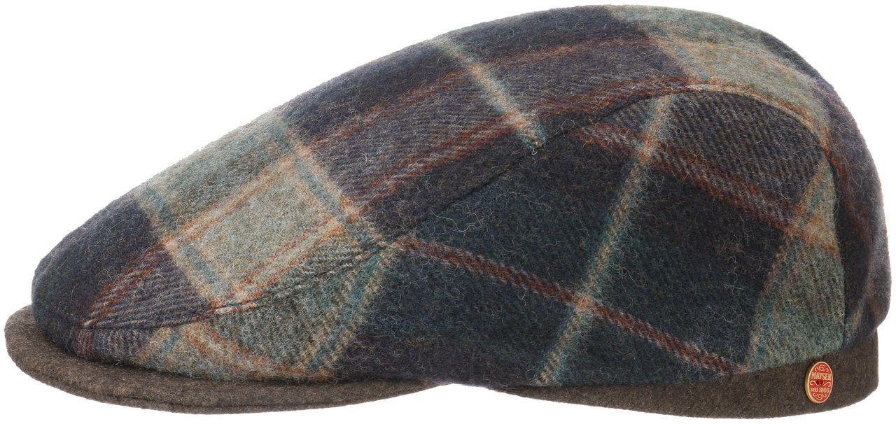 Płaski Kaszkiet Frankie Soft British by Mayser, niebieski, 58 cm