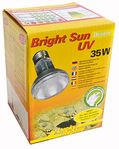 Lucky Reptile Bright Sun UV Desert, metalowa lampa parowa do oprawy E27 z promieniowaniem UVA i UVB