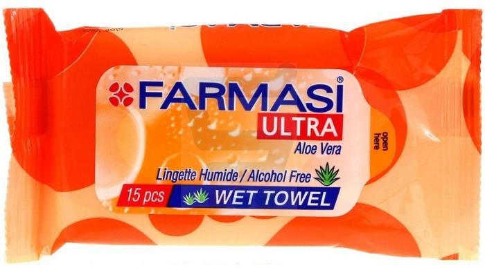 Farmasi Farmasi chusteczki nawilżane Ultra Orange 15szt.