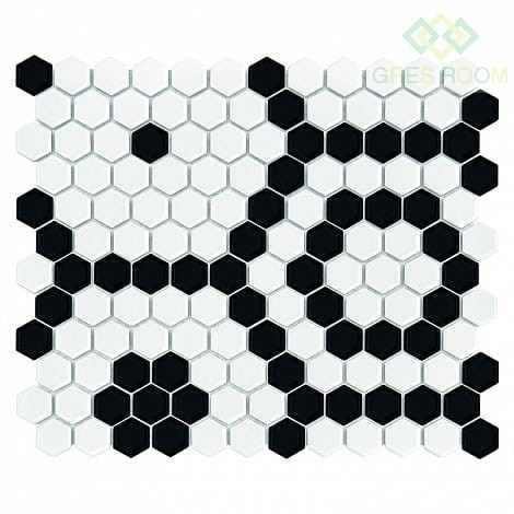 Dunin Mozaika Mini Hexagon B&W Bee