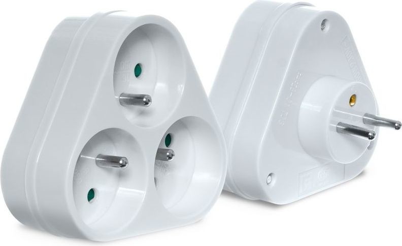 Plastrol Rozgałęźnik wtyczkowy 3-gniazda z/u 16A R-36P W-97740 W-97740